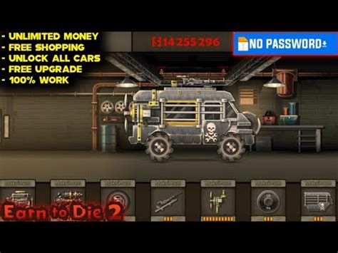 Earn to Die 2 Mod Apk 1.4.55 (Unlocked All Cars/God Mode/Menu).